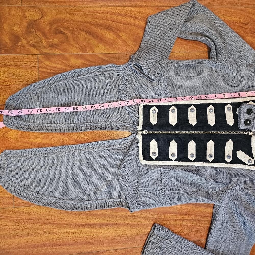 Phillip Lim Marching Band Sweater With Long Coat Tails One Tree Hill Sz L EUC - Picture 8 of 12